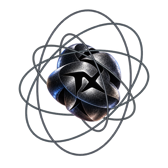 The TAOUFIX Nucleus: a piece of metal with five rings, one per world